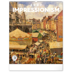 Falinaptár képes  480×560mm Impressionism  Realsystem 2027. Falinaptár Realsystem