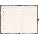 Keménytáblás notesz krémszínű lapokkal leszorító gumiszalaggal Harry Potter-Hogwarts 130x210mm, Presco
