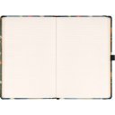 Keménytáblás notesz krémszínű lapokkal leszorító gumiszalaggal Harry Potter-Hogwarts 130x210mm, Presco