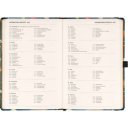 Keménytáblás notesz krémszínű lapokkal leszorító gumiszalaggal Harry Potter-Hogwarts 130x210mm, Presco