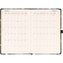Keménytáblás notesz krémszínű lapokkal leszorító gumiszalaggal Harry Potter-Hogwarts 130x210mm, Presco