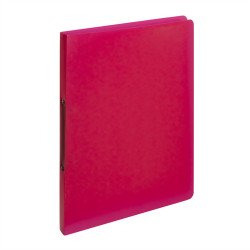 Gyűrűskönyv A4, 2 gyűrűs 2cm gerinc PP, Karton P+P Opaline piros Gyűrűskönyv Karton