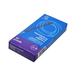 Nyomósirón ergonomikus 0,7mm, sötétkék műanyag test, fekete fogórésszel, Bluering® Zaphire Nyomósirón Bluering