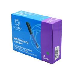 Táblamarker 3mm, kerek, cserélhető betétes, Bluering zöld Táblamarker Bluering