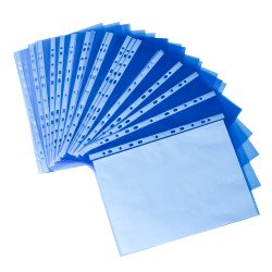 Genotherm lefűzhető A4, 50 micron, 25 db/csomag, kék Lefűzhető genotherm Karton