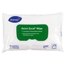 Nedves törlőkendő fertőtlenítő hatással 100 db/csomag Oxivir Excel Wipe Nedves törlőkendők Diversey