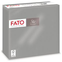 Szalvéta 2 rétegű 38 x 38 cm 40 lap/cs Fato Star szürke_82991900 Szalvéták Fato