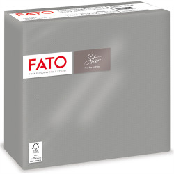 Szalvéta 2 rétegű 38 x 38 cm 40 lap/cs Fato Star szürke_82991900 Szalvéták Fato