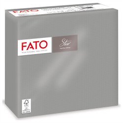 Szalvéta 2 rétegű 38 x 38 cm 40 lap/cs Fato Star szürke_82991900 Szalvéták Fato