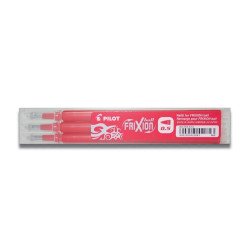 Rollertoll betét golyóméret 0,5mm, 3 db/csom Pilot Frixion Ball, írásszín piros Tollbetét Pilot