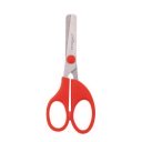 Olló balkezes 13 cm tompa fejű 1 db/bliszter Keyroad Left-handed vegyes színek