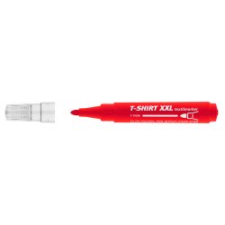 Textilmarker 1-3 mm kerek ICO T-SHIRT XXL piros Textil marker Ico