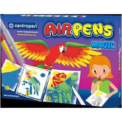 Filctoll fújós készlet Centropen AIRPENS 1549 Magic 8+3 klf. szín Filctoll Centropen