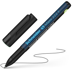 Alkoholos marker OHP 0,7mm tűhegyű Schneider Maxx 222 F fekete