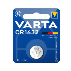Gombelem CR1632 1db/csomag, Varta Elem, akkumulátor, töltő Varta
