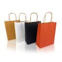 Sodrottfüles papírtáska 320x420mm 150mm talp L méret 200 db/doboz, piros