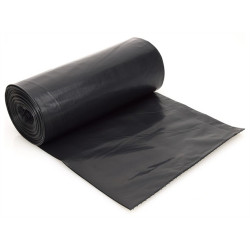 Szemeteszsák 200 liter 95 x 120 cm 30 mikron 10 db/tekercs fekete Szemeteszsák Egyéb