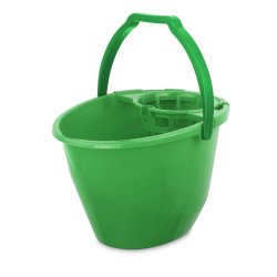 Felmosó vödör 11 literes ovális csavaró kosárral zöld Bonus_B099 Vödrök, lapátok Bonus