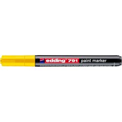 Lakkmarker 1-2mm, kerek Edding 791 sárga Lakkmarker EDDING