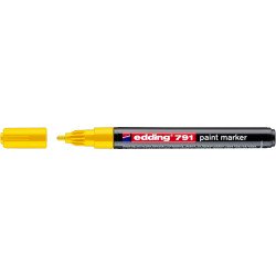 Lakkmarker 1-2mm, kerek Edding 791 sárga Lakkmarker EDDING