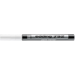 Lakkmarker 0,8mm, kerek Edding 792 fehér Lakkmarker EDDING