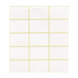 Etikett címke, 20x30mm, 4 lap, 15 címke/lap