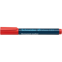 Alkoholos marker 1-4mm, vágott végű Schneider Maxx 133 piros Permanent marker Schneider
