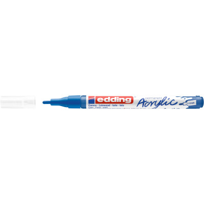 Akril marker 1-2mm, Edding 5300 kék Akril marker 1-2mm, Edding 5300 kék