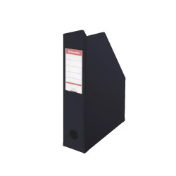 Iratpapucs 7cm, PVC/karton összehajtható Esselte Vivida fekete Iratpapucs Esselte