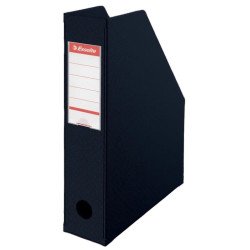 Iratpapucs 7cm, PVC/karton összehajtható Esselte Vivida fekete Iratpapucs Esselte