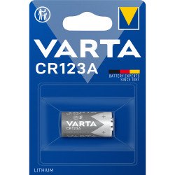 Fotóelem CR 123A 1 db/csomag, Varta Elem, akkumulátor, töltő Varta