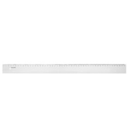 Vonalzó 50cm, műanyag átlátszó Koh-I-Noor Vonalzó, szögmérő Koh-i-Noor