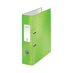 Iratrendező A4, 8cm, karton Leitz 180 Wow zöld Iratrendező Leitz