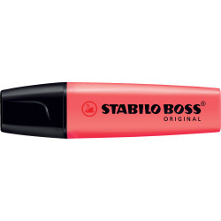 Szövegkiemelő 2-5mm, vágott hegyű, STABILO Boss original piros Szövegkiemelő Stabilo