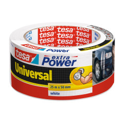 Ragasztószalag 50mmx25m Extra Power szövetszalag Tesa fehér Ragasztószalag Tesa