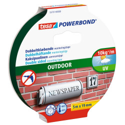 Ragasztószalag, rögzítószalag kültéri 19mmX5m PowerBond Tesa Ragasztó rögzítőszalag Tesa