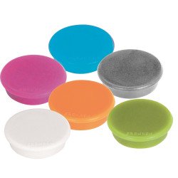 Mágnes 32mm, 10 db/csomag, Franken klf. szín Táblamágnes Franken