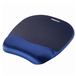 Egérpad csuklótámasszal, memoryhab töltésű, Fellowes® Memory Foam, zafírkék Egérpad Fellowes