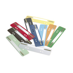 Gyorsfűző szerkezet, lefűzőlapocska, PP Durable 250 db/doboz vegyes színek Gyorsfűző műanyag Durable