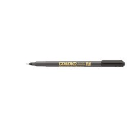 Alkoholos marker 0,5mm, CD/DVD F Ico, fekete Permanent marker Ico