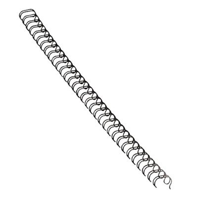Fém spirál 3:1, 8mm, 36-50lap, Fellowes® 100 db/doboz, fekete Fém spirál 3:1, 8mm, 36-50lap, Fellowes® 100 db/doboz, fekete