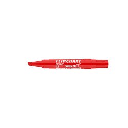 Flipchart marker vízbázisú 1-4mm, vágott Artip 12 piros Flipchart marker Ico