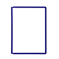 Bemutatótábla panel, A4, 5 db/csomag, Durable Sherpa kék Bemutatótábla, mágneses info keret Durable
