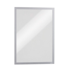 Infókeret A3, 5 db/csomag, Durable Duraframe® Magnetic ezüst Bemutatótábla, mágneses info keret Durable