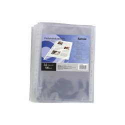 Genotherm lefűzhető A4, 150 micron, víztiszta Fornax 100 dbcsomag, Lefűzhető genotherm Fornax