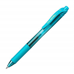 Rollertoll zselés golyóátmérő 0,7 mm, Pentel EnerGelX BL107-S3X, írásszín türkiz Rollertoll PENTEL