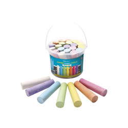 Aszfaltkréta vödrös 20 db Connect, 7 klf. szín