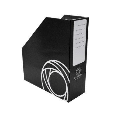 Iratpapucs 9cm, karton, fóliázott Bluering® fekete Iratpapucs 9cm, karton, fóliázott Bluering® fekete