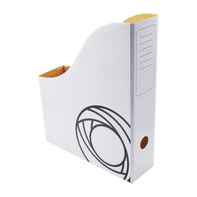 Iratpapucs 8cm, mikrohullámú karton Bluering®, fehér Iratpapucs 8cm, mikrohullámú karton Bluering®, fehér