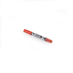 Táblamarker 0,8mm, kerek hegyű, utántölthető ultra fine V-Board Pilot piros Táblamarker Pilot